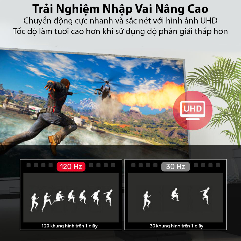Cáp HDMI sợi quang 10m C11028DGY 8K@60hz (Hỗ trợ PS5 4K @120Hz) cao cấp
